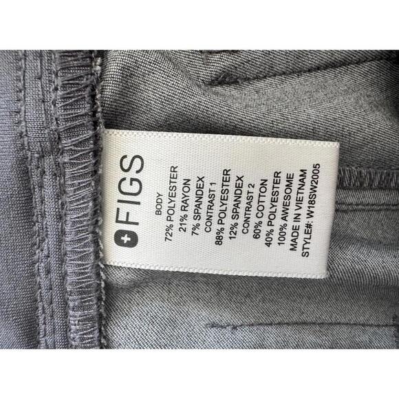 Figs Gray Graphite Zamora Jogger Scrub Pants Size Extra Small - Picture 5 of 5